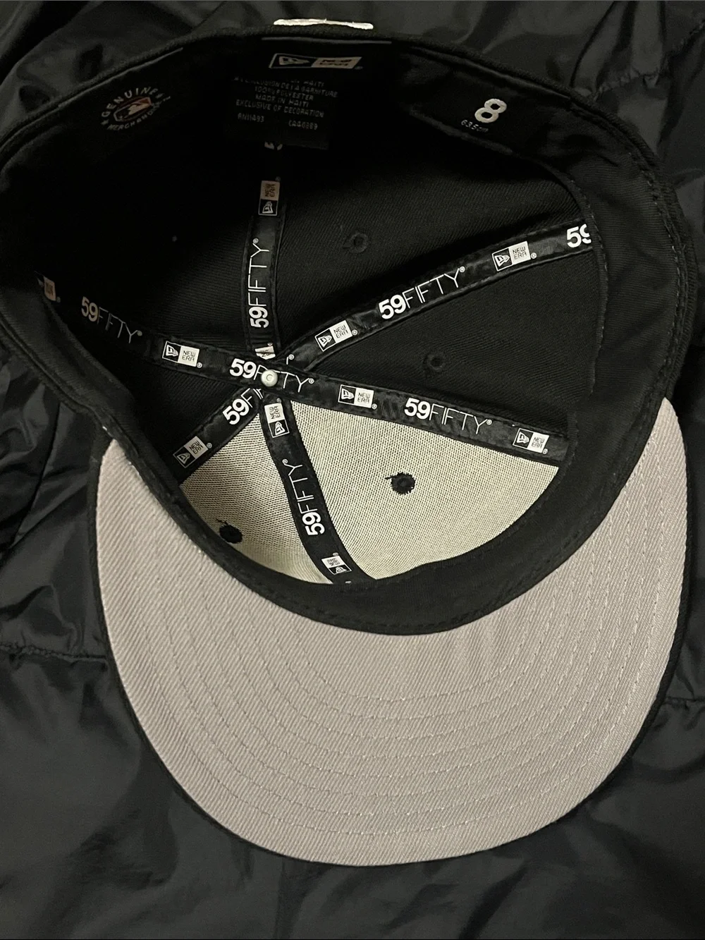 New Era Black Cap with White LA Logo